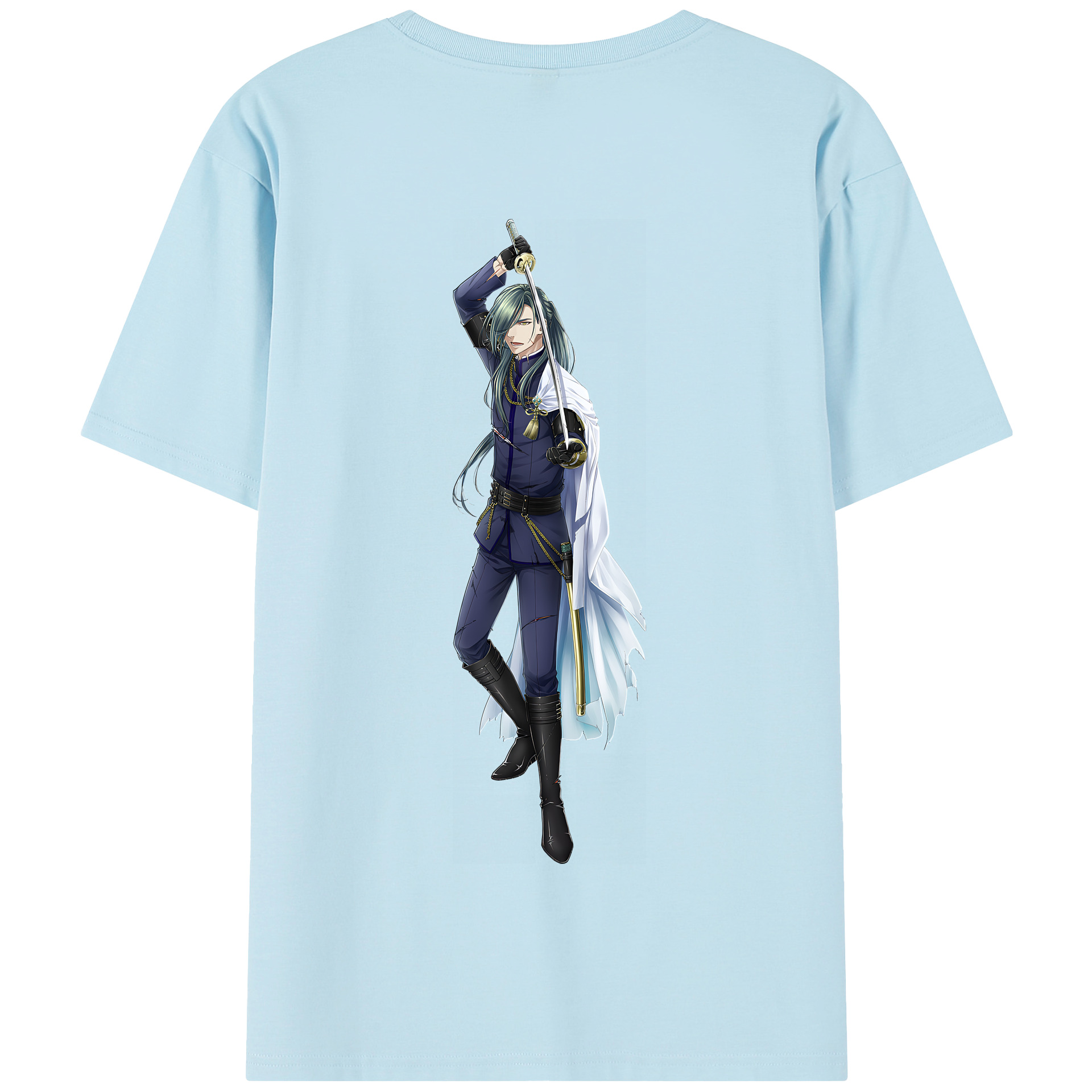 （画像用） 刀剣乱舞 Touken Ranbu 綿100％半袖Tシャツ（背面プリント）
